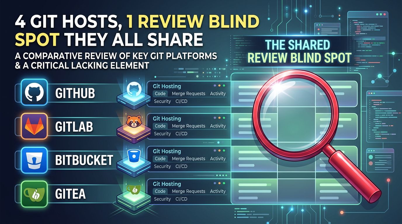 Cover image for "4 Git Hosts, 1 Review Blind Spot They All Share"